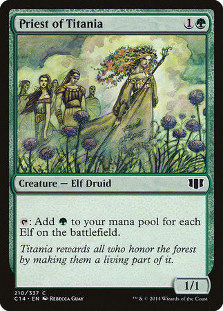 Priest of Titania [Commander 2014] | The Time Vault CA