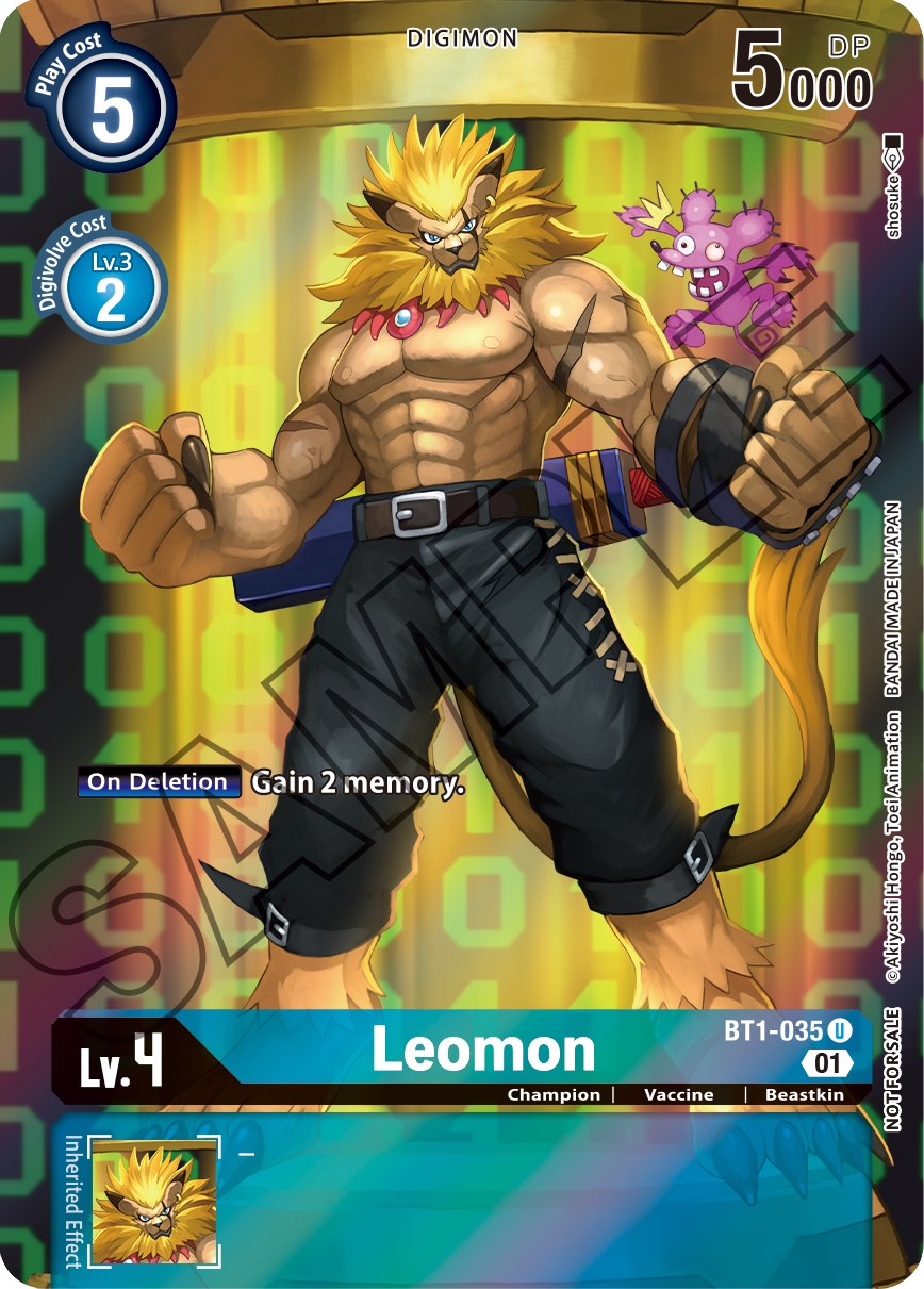 Leomon [BT1-035] (Tamer's Card Set 1) [Release Special Booster Ver.1.0] | The Time Vault CA