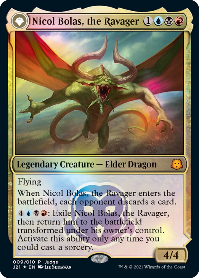 Nicol Bolas, the Ravager [Judge Gift Cards 2021] | The Time Vault CA