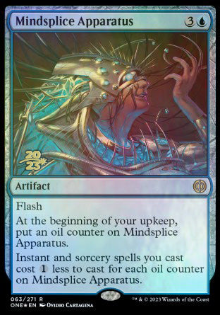 Mindsplice Apparatus [Phyrexia: All Will Be One Prerelease Promos] | The Time Vault CA