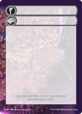 Helper Card (3/9) [Kamigawa: Neon Dynasty Tokens] | The Time Vault CA