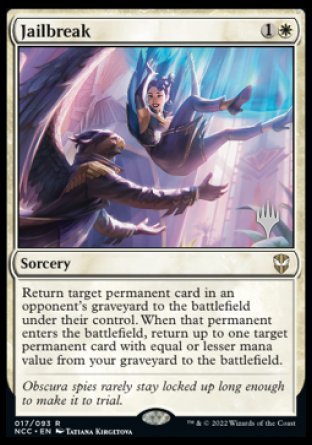 Jailbreak (Promo Pack) [Streets of New Capenna Commander Promos] | The Time Vault CA