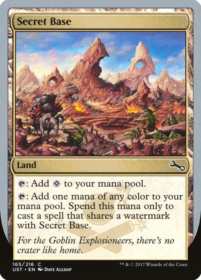 Secret Base (Artist: Dave Allsop) [Unstable] | The Time Vault CA