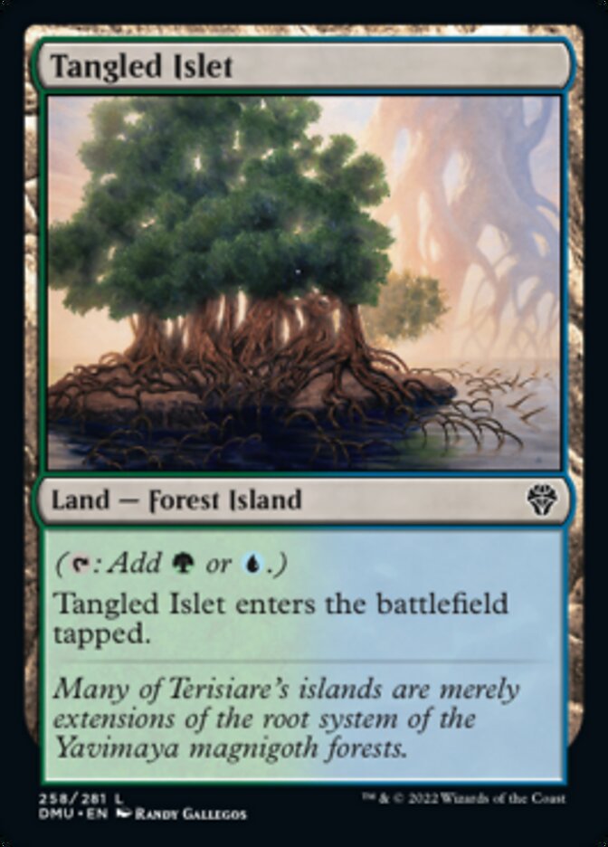 Tangled Islet [Dominaria United] | The Time Vault CA
