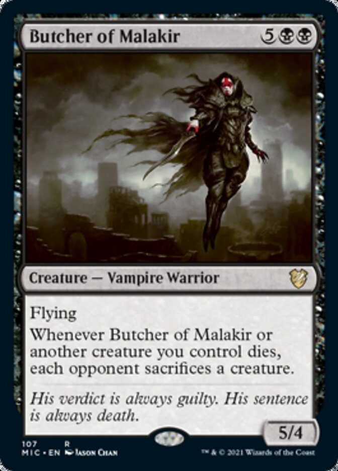 Butcher of Malakir [Innistrad: Midnight Hunt Commander] | The Time Vault CA