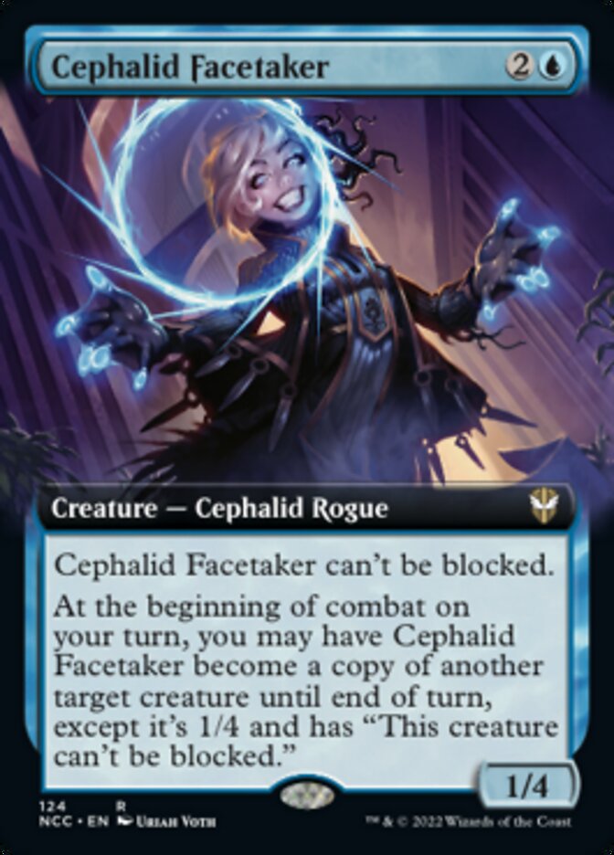 Cephalid Facetaker (Extended Art) [Streets of New Capenna Commander] | The Time Vault CA