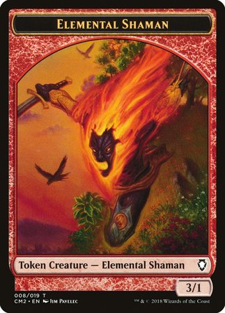 Elemental Shaman Token [Commander Anthology Volume II Tokens] | The Time Vault CA