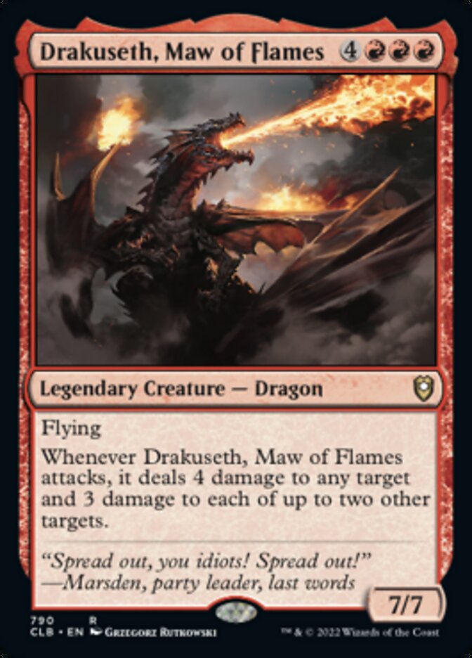 Drakuseth, Maw of Flames [Commander Legends: Battle for Baldur's Gate] | The Time Vault CA