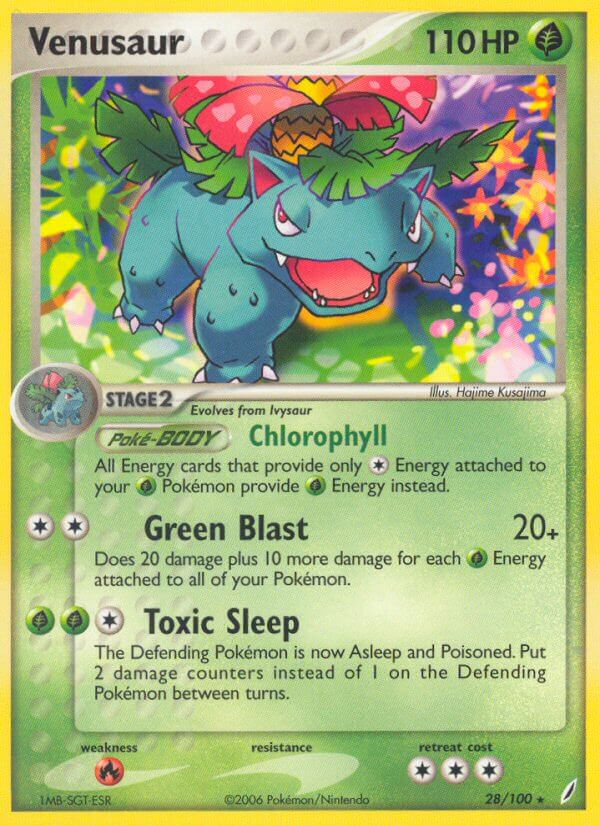 Venusaur (28/100) (Theme Deck Exclusive) [EX: Crystal Guardians] | The Time Vault CA