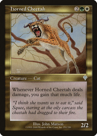 Horned Cheetah [Invasion] | The Time Vault CA