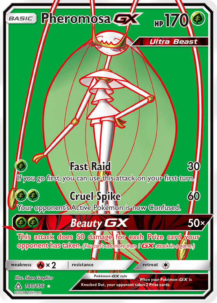 Pheromosa GX (140/156) [Sun & Moon: Ultra Prism] | The Time Vault CA