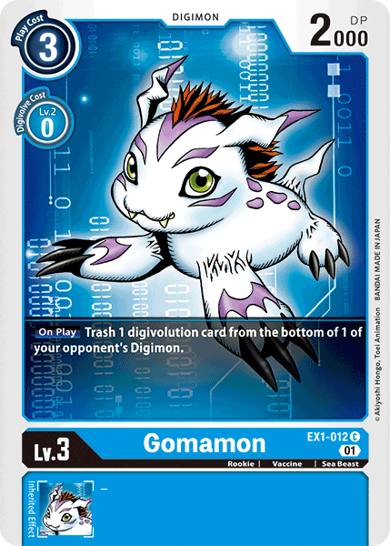 Gomamon [EX1-012] [Classic Collection] | The Time Vault CA