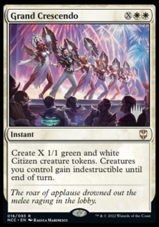 Grand Crescendo (Promo Pack) [Streets of New Capenna Commander Promos] | The Time Vault CA