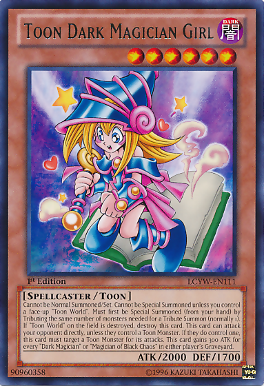 Toon Dark Magician Girl [LCYW-EN111] Rare | The Time Vault CA