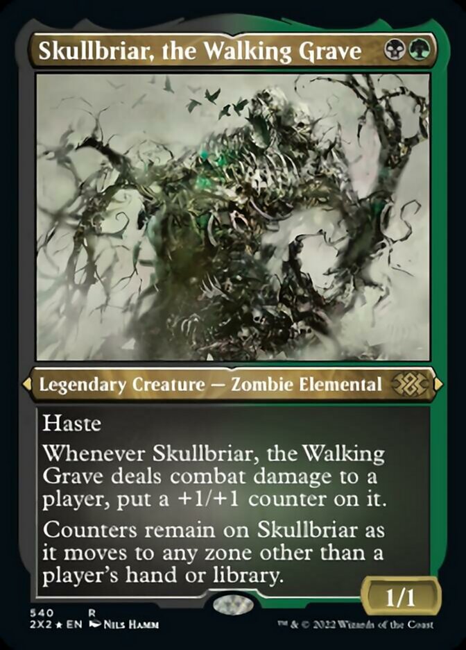 Skullbriar, the Walking Grave (Foil Etched) [Double Masters 2022] | The Time Vault CA