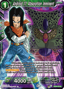 Android 17, Absorption Imminent (EX20-03) [Ultimate Deck 2022] | The Time Vault CA