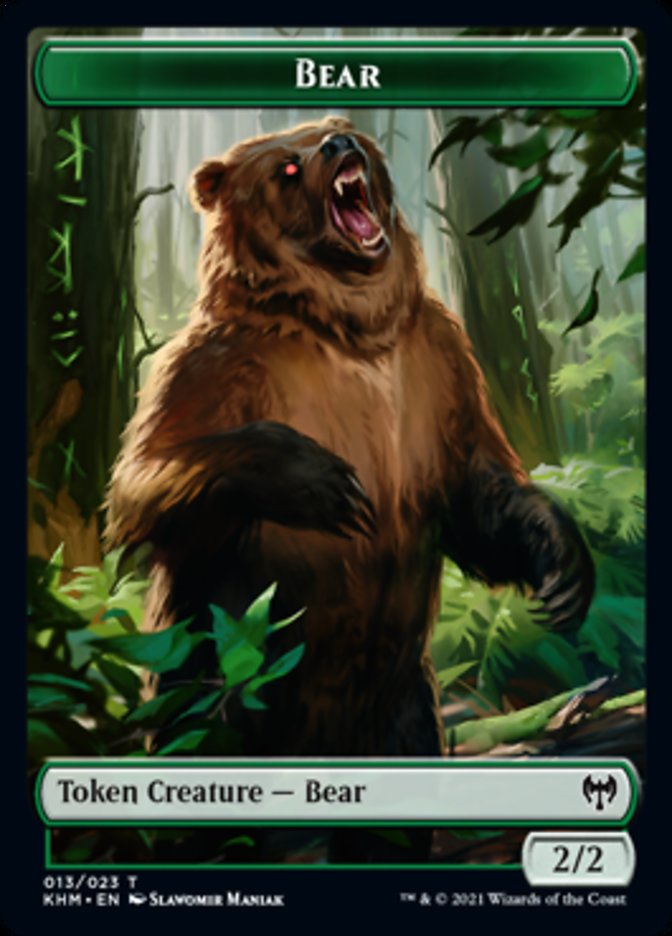 Bear Token [Kaldheim] | The Time Vault CA