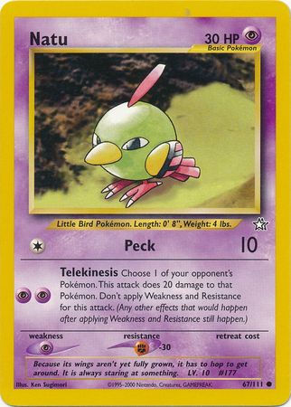 Natu (67/111) [Neo Genesis Unlimited] | The Time Vault CA