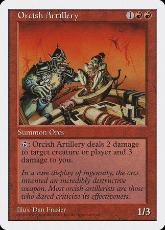 Orcish Artillery [Fifth Edition] | The Time Vault CA