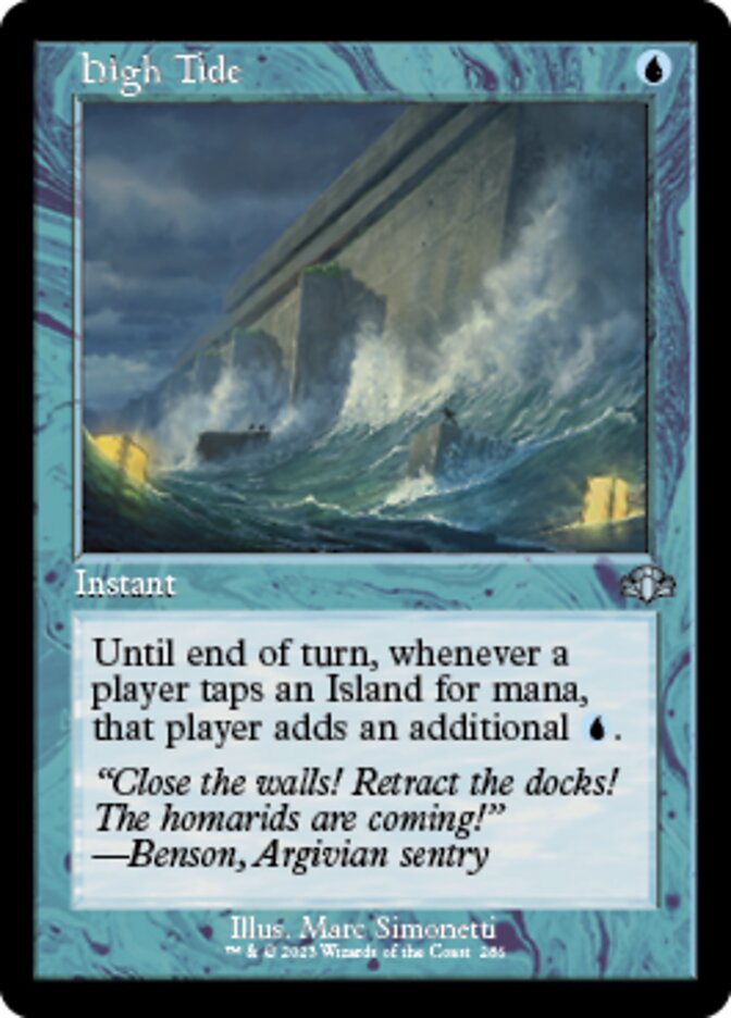 High Tide (Retro) [Dominaria Remastered] | The Time Vault CA