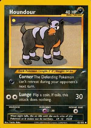 Houndour (43/105) [Neo Destiny Unlimited] | The Time Vault CA