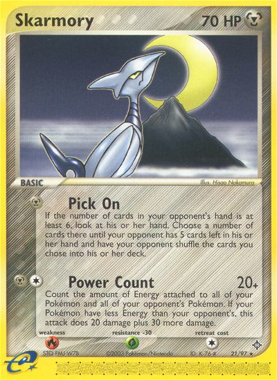 Skarmory (21/97) [EX: Dragon] | The Time Vault CA