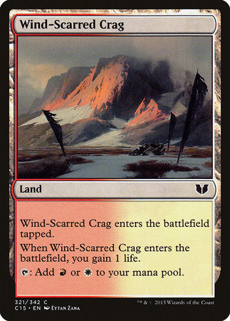 Wind-Scarred Crag [Commander 2015] | The Time Vault CA