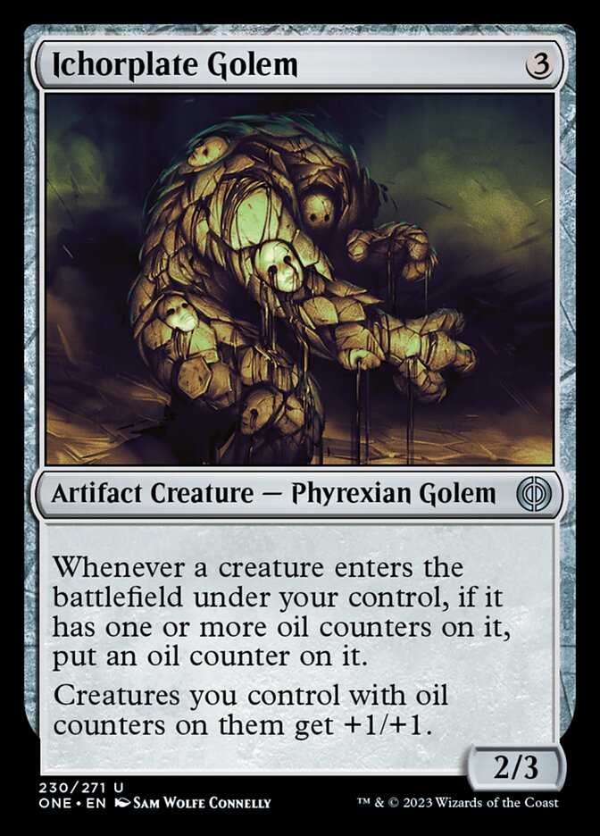 Ichorplate Golem [Phyrexia: All Will Be One] | The Time Vault CA