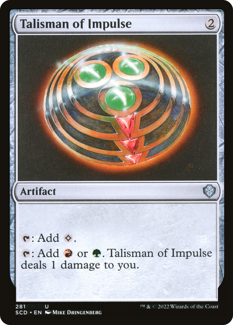 Talisman of Impulse [Starter Commander Decks] | The Time Vault CA
