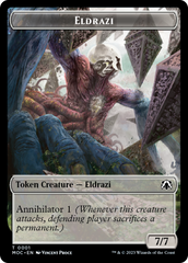 Eldrazi // Angel (4) Double-Sided Token [March of the Machine Commander Tokens] | The Time Vault CA