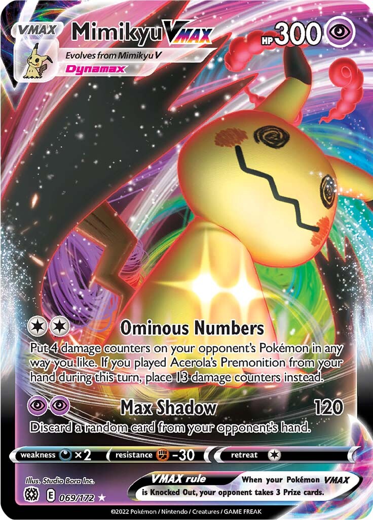 Mimikyu VMAX (069/172) [Sword & Shield: Brilliant Stars] | The Time Vault CA