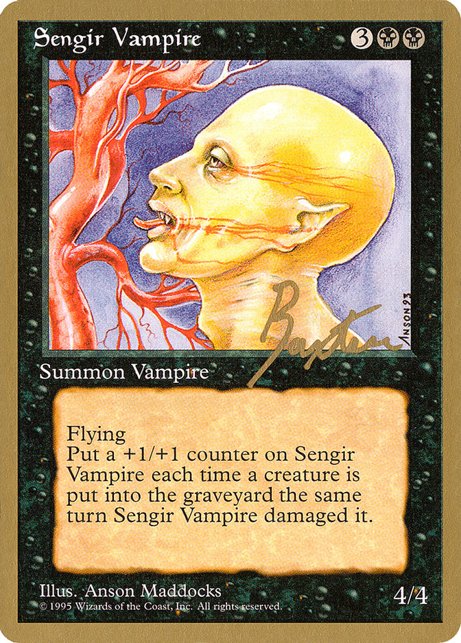Sengir Vampire (George Baxter) [Pro Tour Collector Set] | The Time Vault CA