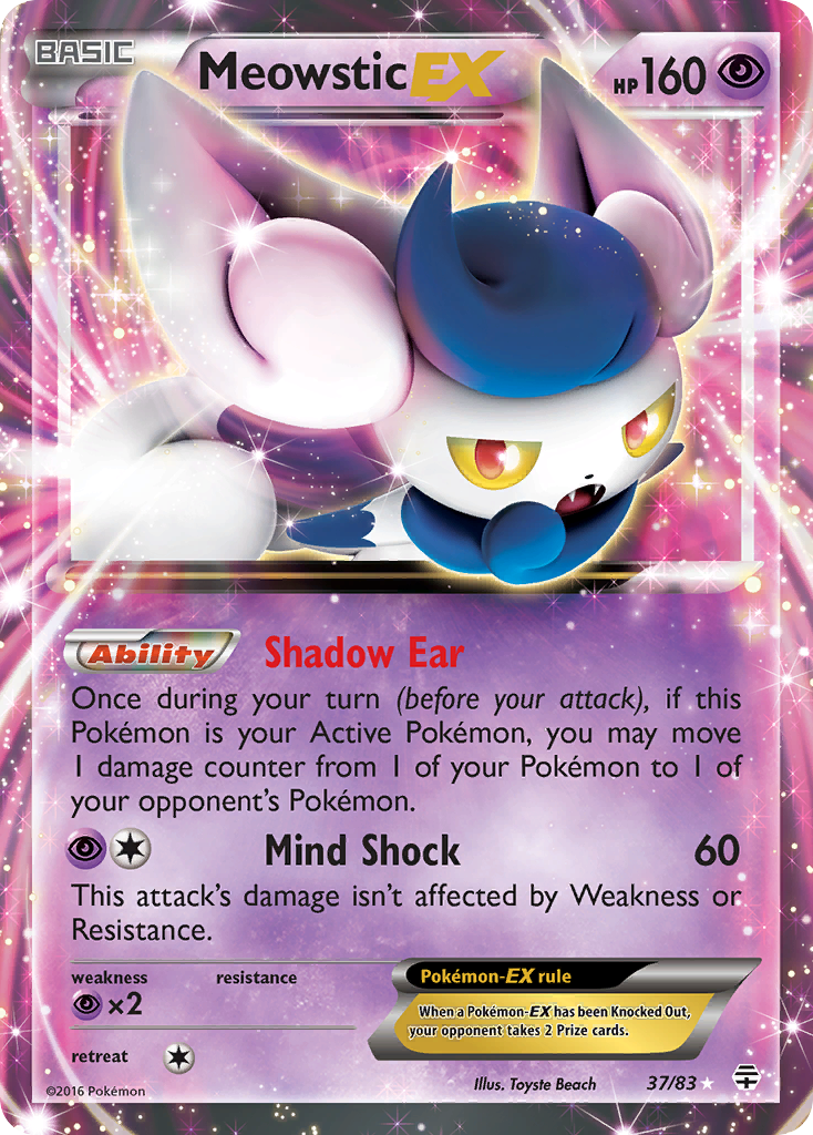 Meowstic EX (37/83) [XY: Generations] | The Time Vault CA