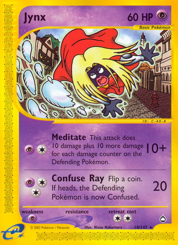 Jynx (18/147) [Aquapolis] | The Time Vault CA