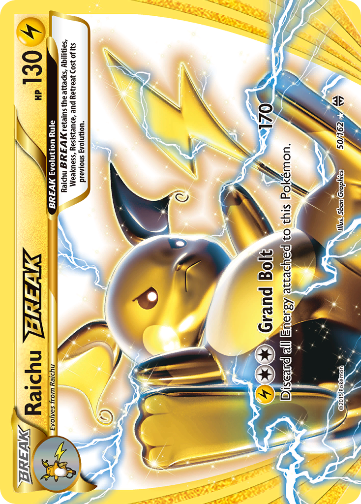 Raichu BREAK (50/162) [XY: BREAKthrough] | The Time Vault CA