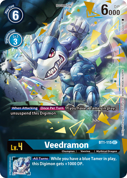 Veedramon [BT1-115] (Alternate Art) [Release Special Booster Ver.1.0] | The Time Vault CA