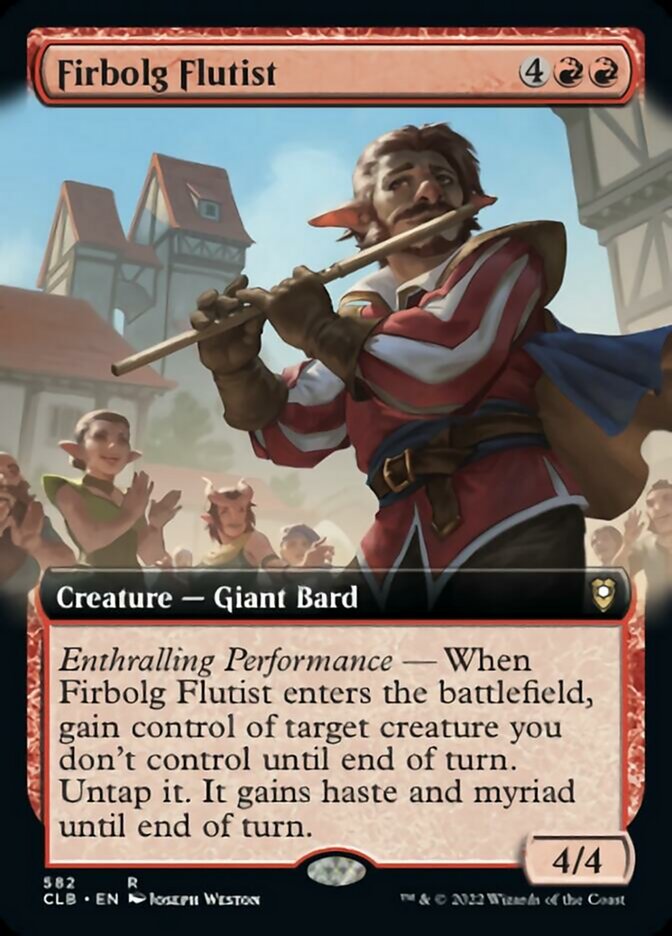 Firbolg Flutist (Extended Art) [Commander Legends: Battle for Baldur's Gate] | The Time Vault CA