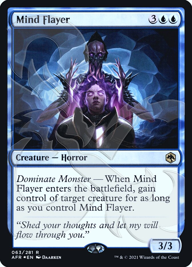 Mind Flayer (Ampersand Promo) [Dungeons & Dragons: Adventures in the Forgotten Realms Promos] | The Time Vault CA