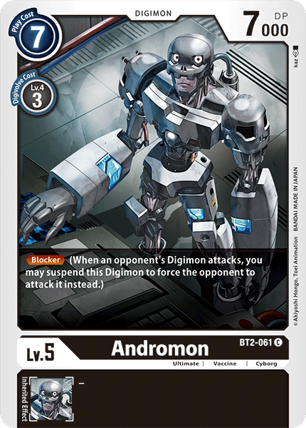 Andromon [BT2-061] [Release Special Booster Ver.1.0] | The Time Vault CA