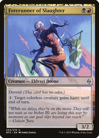 Forerunner of Slaughter [Battle for Zendikar] | The Time Vault CA