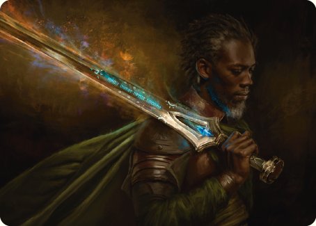 Anduril, Flame of the West Art Card [The Lord of the Rings: Tales of Middle-earth Art Series] | The Time Vault CA