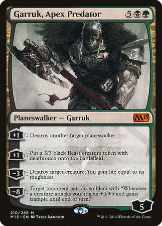 Garruk, Apex Predator [Magic 2015] | The Time Vault CA