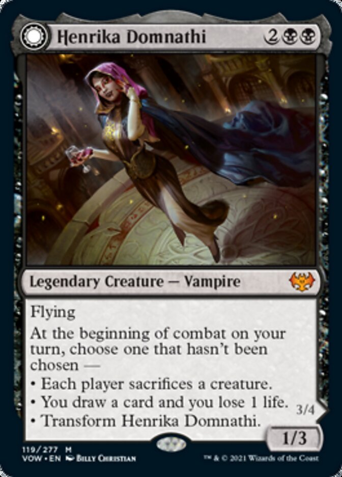 Henrika Domnathi // Henrika, Infernal Seer [Innistrad: Crimson Vow] | The Time Vault CA