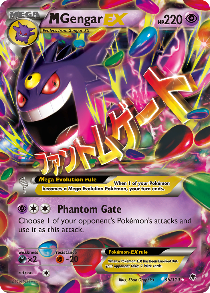 M Gengar EX (35/119) [XY: Phantom Forces] | The Time Vault CA