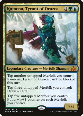 Kumena, Tyrant of Orazca [Rivals of Ixalan] | The Time Vault CA