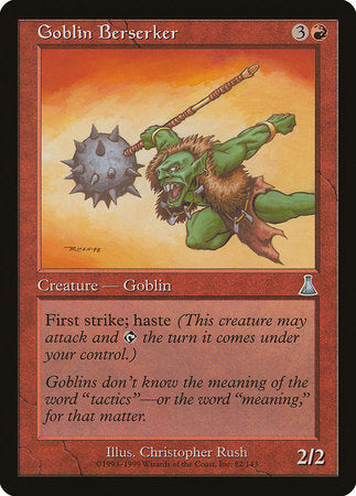 Goblin Berserker [Urza's Destiny] | The Time Vault CA