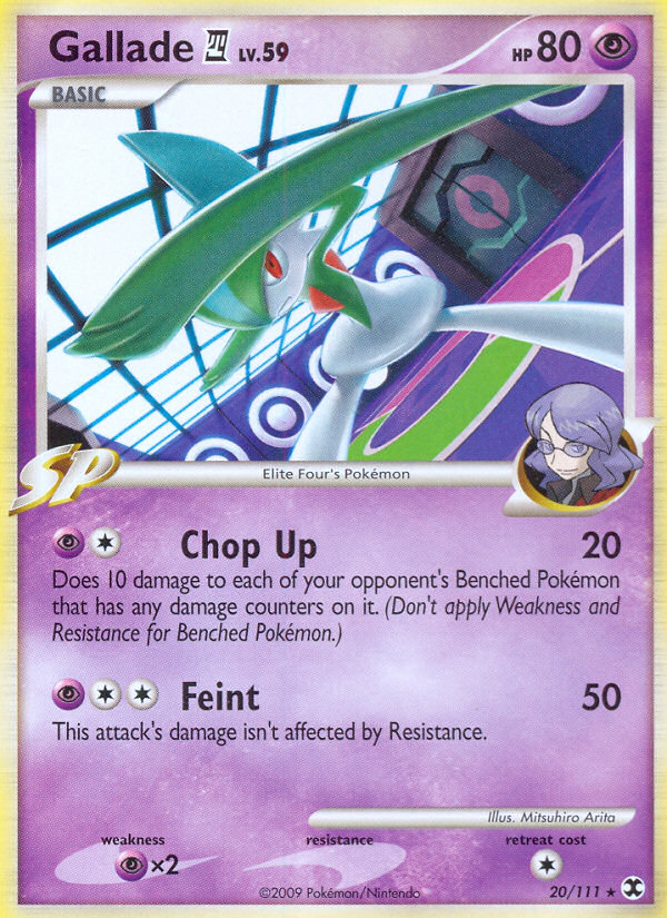 Gallade (20/111) [Platinum: Rising Rivals] | The Time Vault CA