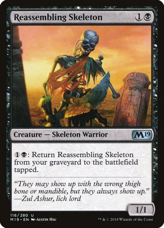 Reassembling Skeleton [Core Set 2019] | The Time Vault CA