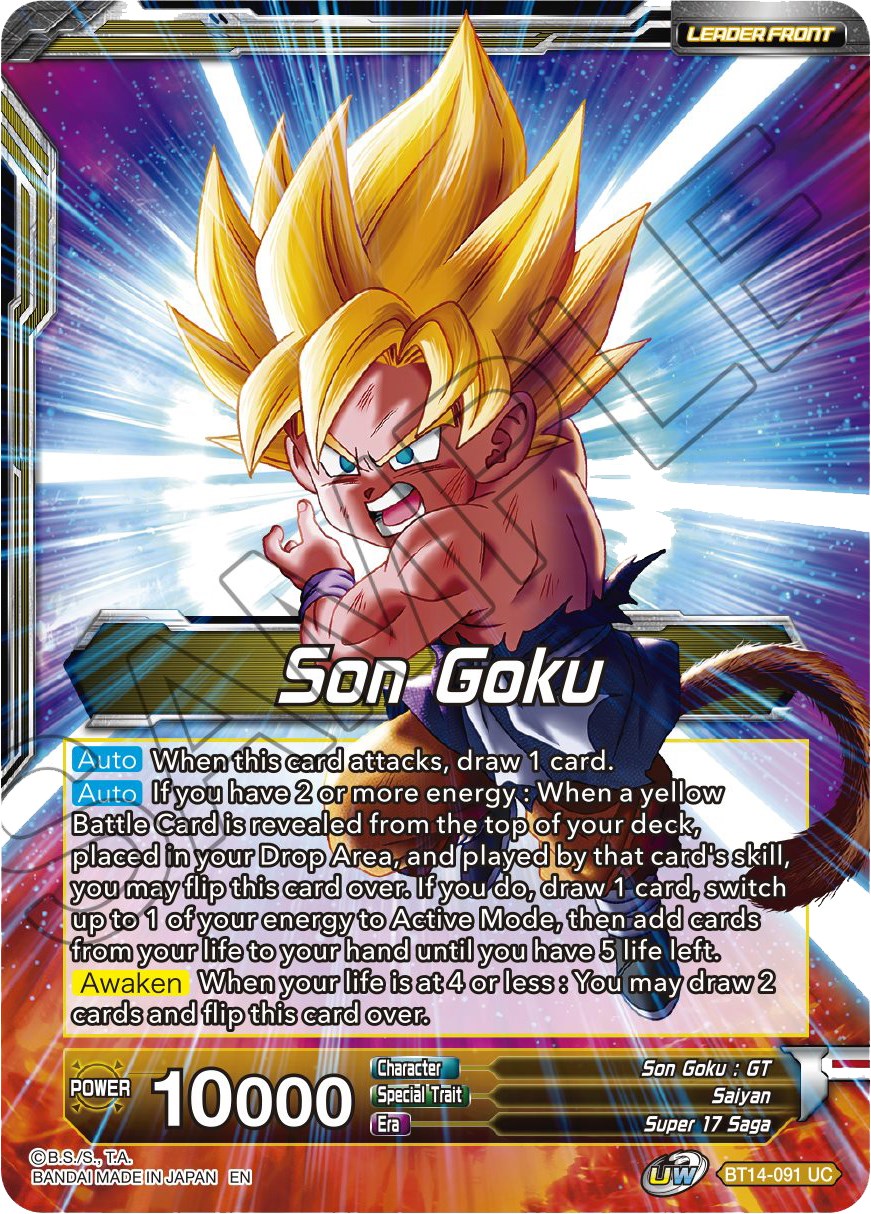 Son Goku // SS4 Son Goku, Returned from Hell (BT14-091) [Cross Spirits Prerelease Promos] | The Time Vault CA