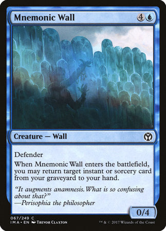 Mnemonic Wall [Iconic Masters] | The Time Vault CA